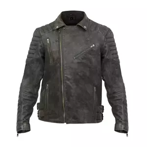 Broger Ohio giacca da moto in pelle vintage marrone 3XL-2