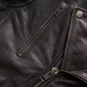 Broger Ohio usnjena motoristična jakna vintage rjava 5XL-4