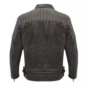 Broger Ohio chaqueta de moto de cuero vintage marrón XXS-3