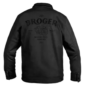 Broger Montana giacca da moto in tessuto nero 10XL-2