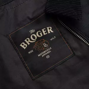 Broger Montana giacca da moto in tessuto nero 10XL-7