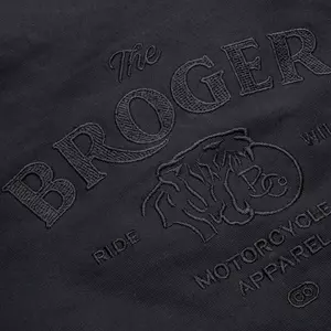 Broger Montana giacca da moto in tessuto nero 5XL-5