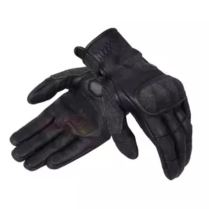 Broger Florida čierne 4XL kožené/textilné rukavice na motorku-1