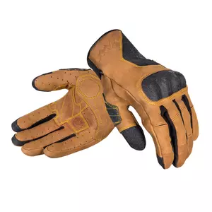 Γάντια μοτοσυκλέτας Broger Florida κονιάκ XL από δέρμα/υφάσματα-1