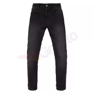 Broger California Pantalon en jean noir délavé décontracté W28L34-1
