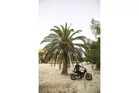Broger California Lady washed black W30L30 pantalon moto en denim pour femme-7