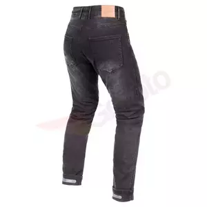 Broger California Lady washed grey W34L30 jeans da donna pantaloni da moto-2