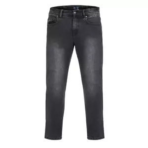 Broger California gewaschene graue Jeans Motorradhose W30L32-1