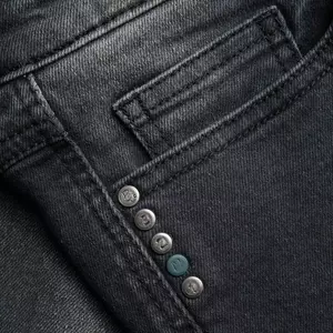 Broger California pantaloni da moto in jeans grigio lavato W30L32-3