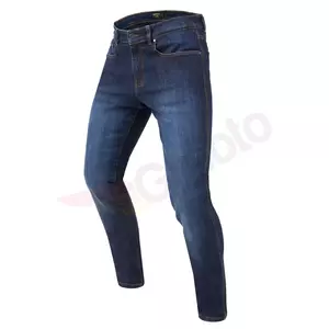 Broger California - Jeans da moto lavati in stile navy W31L32-1