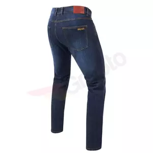 Broger California - Jeans da moto lavati in stile navy W36L32-2