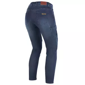 Pantaloni de blugi moto pentru femei Broger Ohio Lady spălați albastru marin W26L30-2
