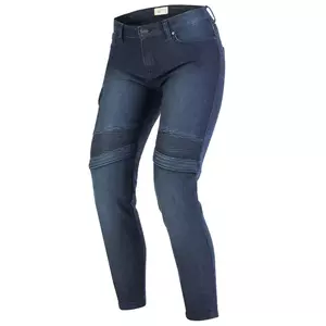 Pantaloni jeans da moto da donna Broger Ohio Lady washed navy W34L30-1