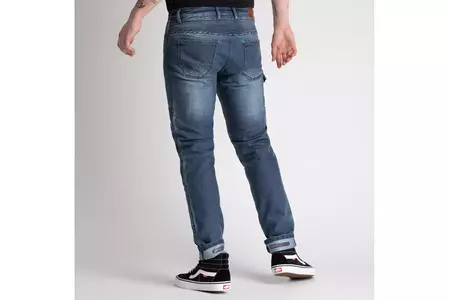 Broger Ohio jeans motoristične hlače sprana modra W32L32-2