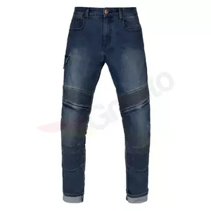 Broger Ohio - jeans da moto lavati in marina W28L34-1