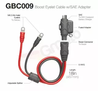 Câble d'extension 50cm NOCO Eyelet/X-Connect - GBC009