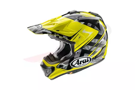 Kask motocyklowy cross enduro Arai MX-V Scoop yellow  S-1