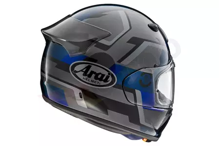 Motociklistička kaciga Arai Quantic Face plava L koja pokriva cijelo lice-2