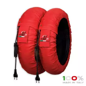 "Capit Mini Tirewarmers" šildymo antklodė raudona - S2P0722-RED-001T