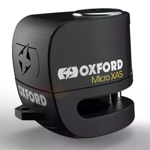 Blokada tarczy hamulcowej Oxford Micro XA5 z alarmem czarny