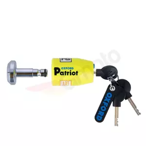 Corrente de segurança Oxford Patriot 2m x 12mm com cadeado-2