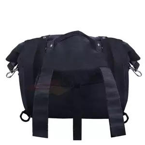 Oxford Heritage Panniers tekstilinės šoninės bagažinės juodos spalvos 40l-4