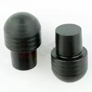 Manillar Renthal 22mm negro - CLIPON-END PLUG