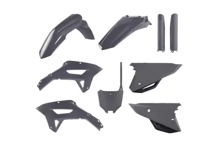 Plastik Satz Kit Body Kit Polisport Gris grau (21-22) Honda CRF450RX - 91095