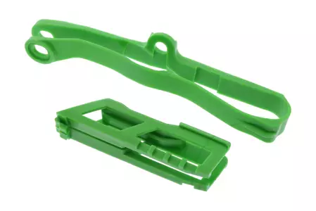 Kit guide-chaîne et patin de chaîne POLISPORT vert Kawasaki KX450 - 91063