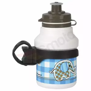 Polisport Elephant Wasserflasche + schwenkbarer Bidonhalter weißer Riegel - 8644200115