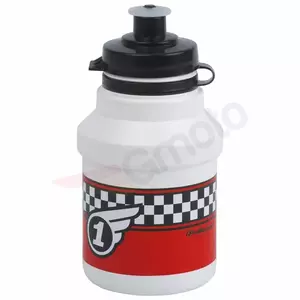 Polisport Race botella de agua blanca con tapón a presión 350ml - 8644000088
