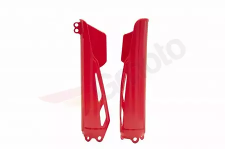 Osłony amortyzatorów przód Racetech Honda CRF 250R 450R czerwone - PSCRFRS0019