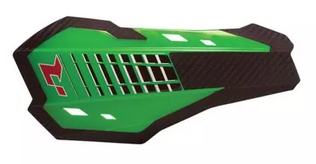 Handbary osłony dłoni Racetech HP2 Kawasaki KXF zielone - REPPMHP2VE0