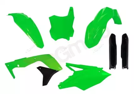 Plastik Komplett Kit Racetech neon-grün - KITKXF-VF0-517
