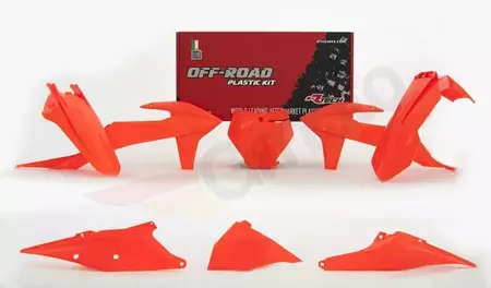 Set de plastic Racetech neon portocaliu - KITKTM-AN0-599