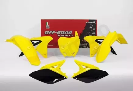 Kit plastique RACETECH couleur origine (2017) jaune/noir Suzuki RM-Z250 - KITRMZ-OEM-591