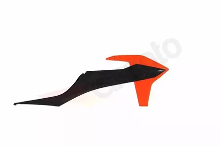 Racetech Kühlerverschlüsse schwarz und orange - CVKTMNRAR19