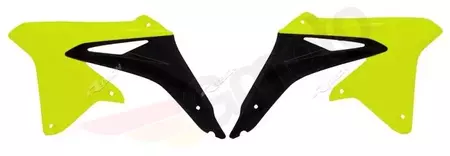 Kühlerabdeckungen Racetech neon-gelb-schwarz - CVRMZGFNR08