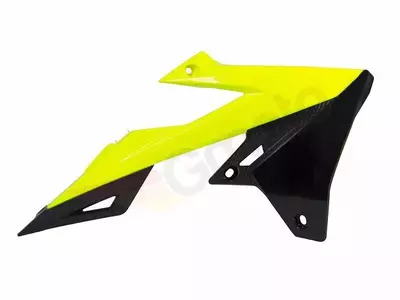 Kühlerabdeckungen Racetech neon-gelb-schwarz - CVRMZGFNR18