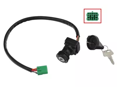 Interruptor de ignição Bronco Suzuki LT-A F 400 02-08 LT-F 400F 02-20 LT-A 500X 09-18 LT-A 750X 16-18 - AT-01279
