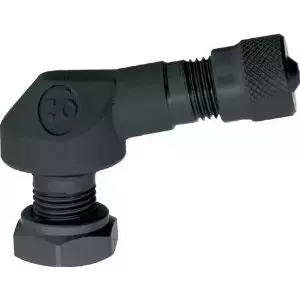 Ariete 8,3 mm-es szögletes fekete kerékszelep - 11971-N