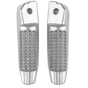 Biketec set de suport pentru picior pasager argintiu - BTFR019