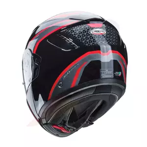 Caberg Levo Sonar motociklistička kaciga za cijelo lice crna/crvena/siva L-4