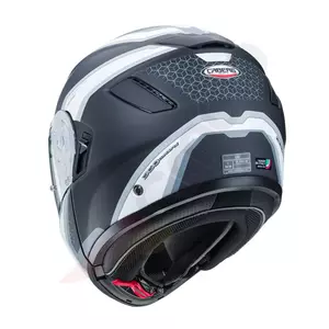 Caberg Levo Sonar preto/branco/cinzento/prata mate capacete de motociclista M-4