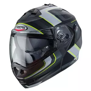 Caberg Duke II Tour casco da moto a mascella nero/grigio/giallo fluo S - C0IL00I5/S