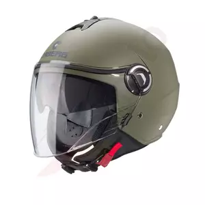 Caberg Riviera V4 casco moto aperto verde opaco - verde militare XS-1