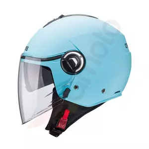 Caberg Riviera V4 casque moto ouvert bleu clair mat L-2