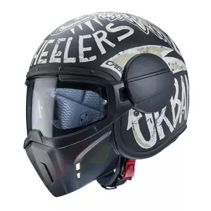 Caberg Ghost nuke moto helma s otevřeným obličejem černá/písková matná XL - C4FL00D5/XL