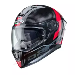 Caberg Drift Evo Carbon Sonic grau/rot Integral-Motorradhelm L-1