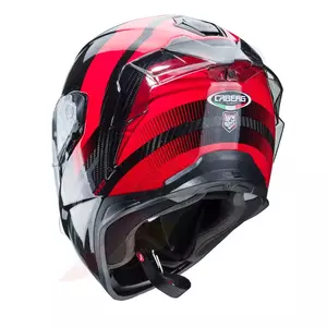 Caberg Drift Evo Carbon Sonic pelēka/sarkana integrālā motociklista ķivere L-3